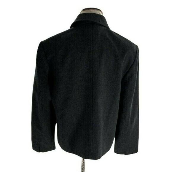 Talbots Blazer Womens Size 12 100% Wool Button Front Lined Pockets Suit Jacket - Picture 5 of 10